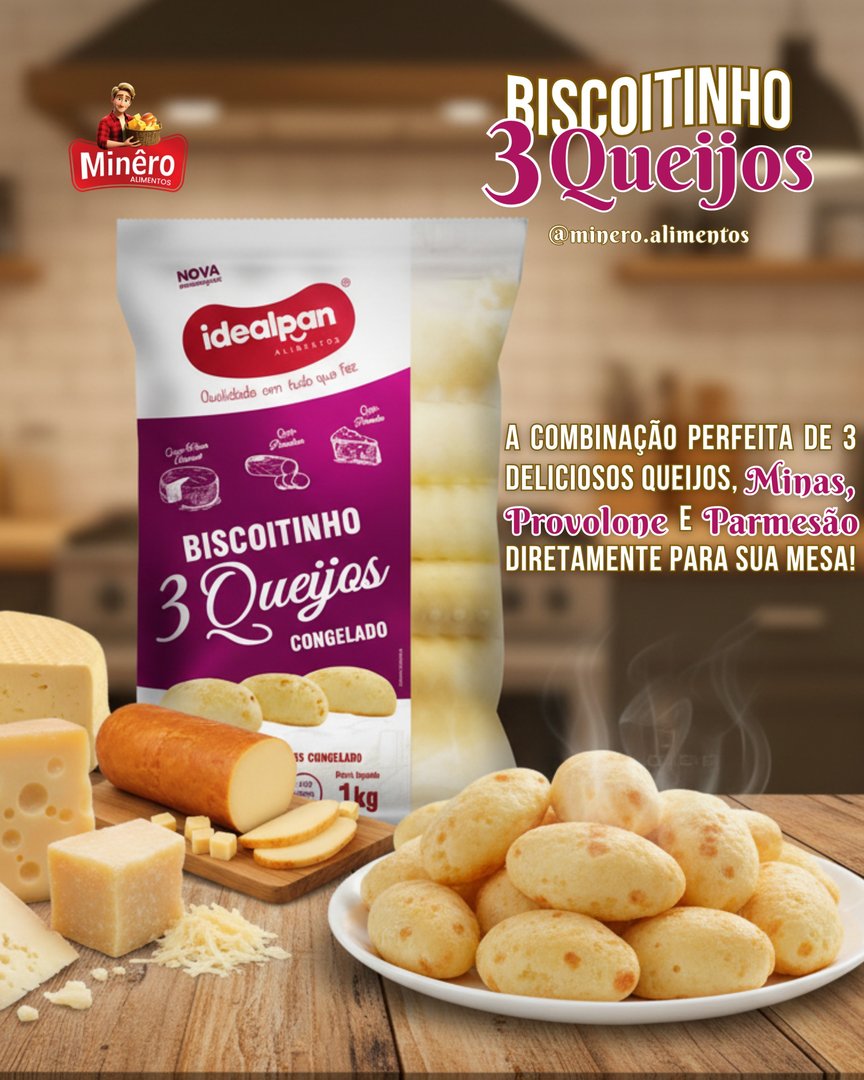 Biscoitinho 3 Queijos