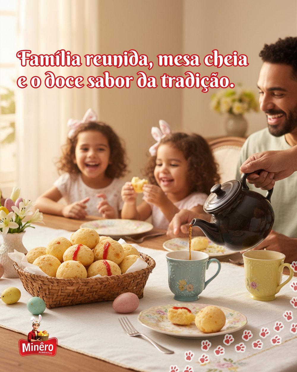 Mesa de Páscoa premium
